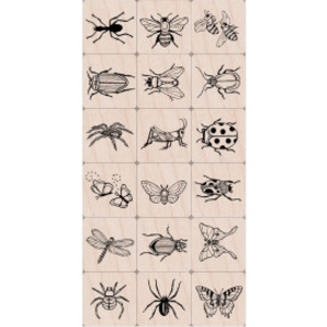 Ink 'n' Stamp Bugs Stamps, Set of 18
