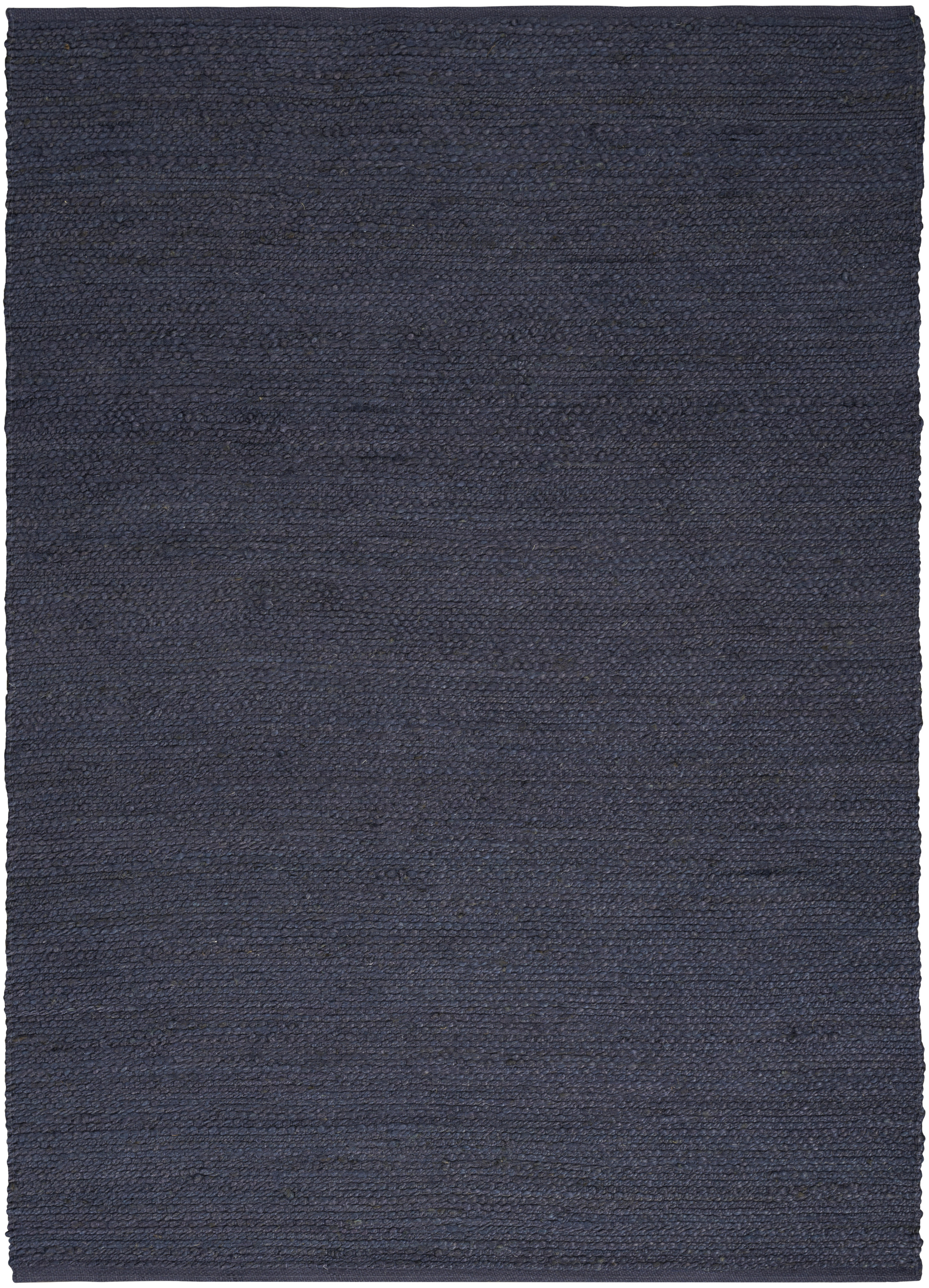 Nourison Natural Jute 6' x 9' Navy Farmhouse Indoor Rug