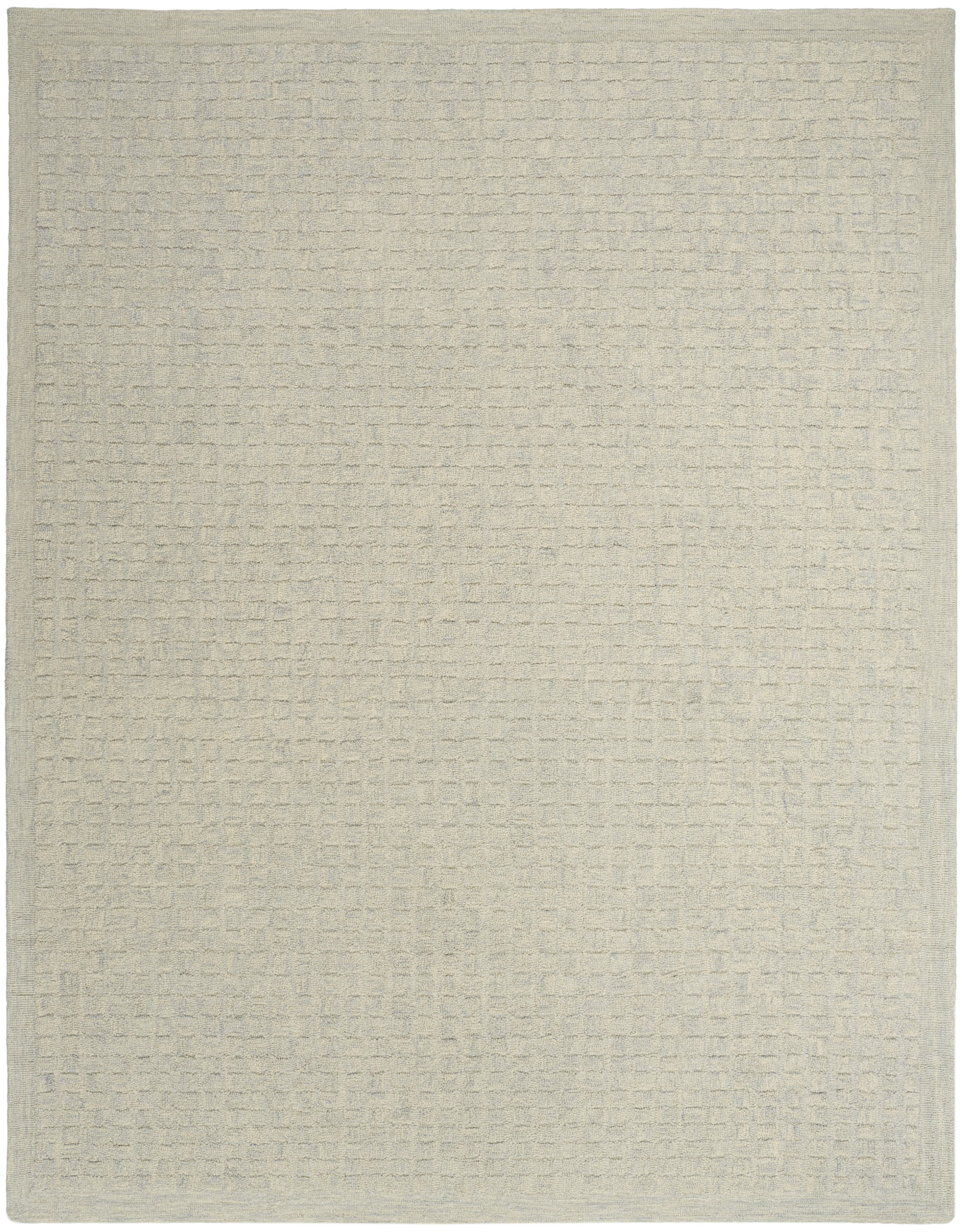 DKNY Pure Grids 8'6" x 11'6" Light Blue Contemporary Indoor Rug