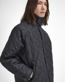 Oversized Transport Quilted Jacket Classic Black
