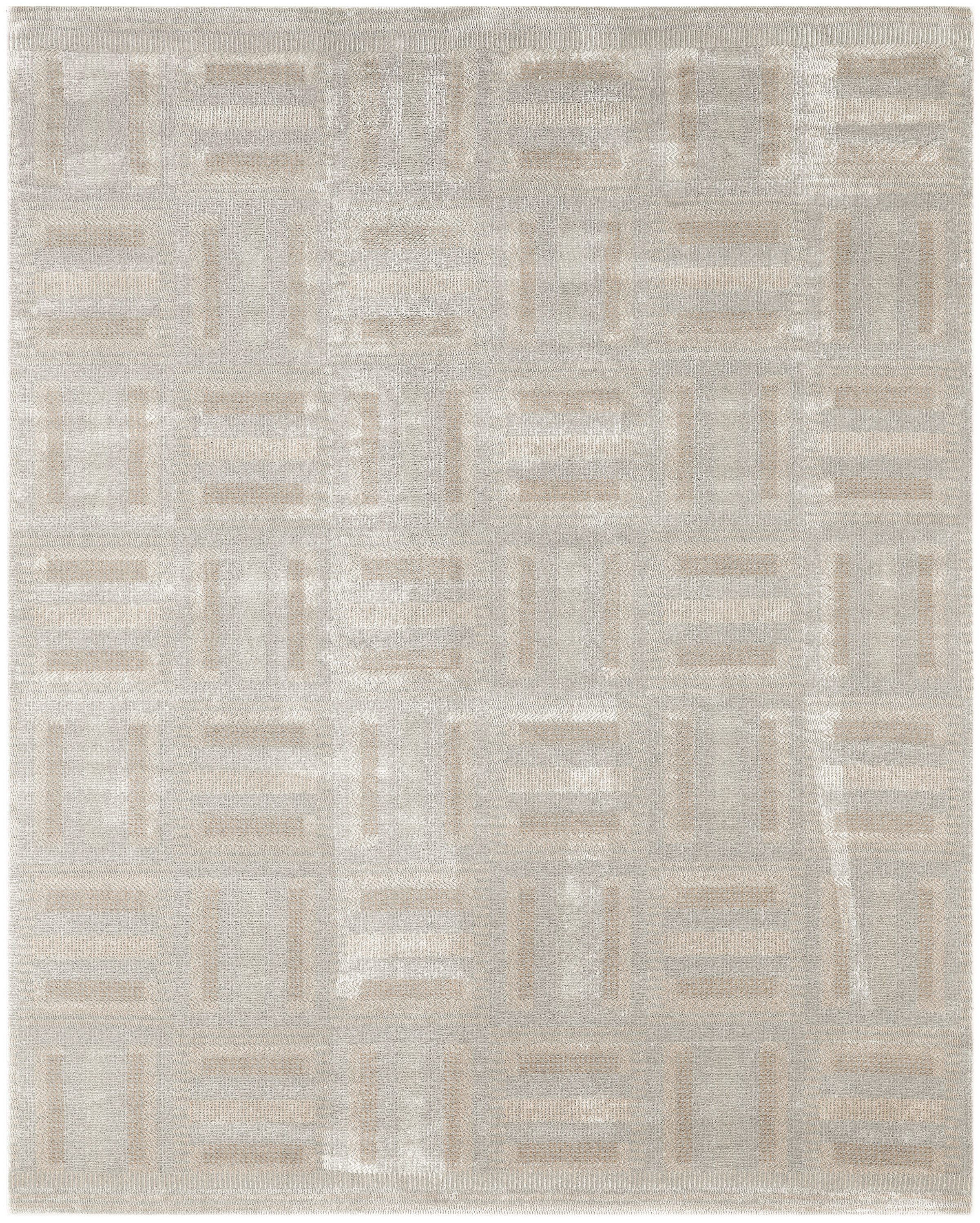 Nourison Nordic 8' x 10' Grey Multicolor Modern Indoor Rug