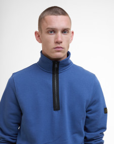 Outline Half-Zip Sweatshirt North Sea Blue