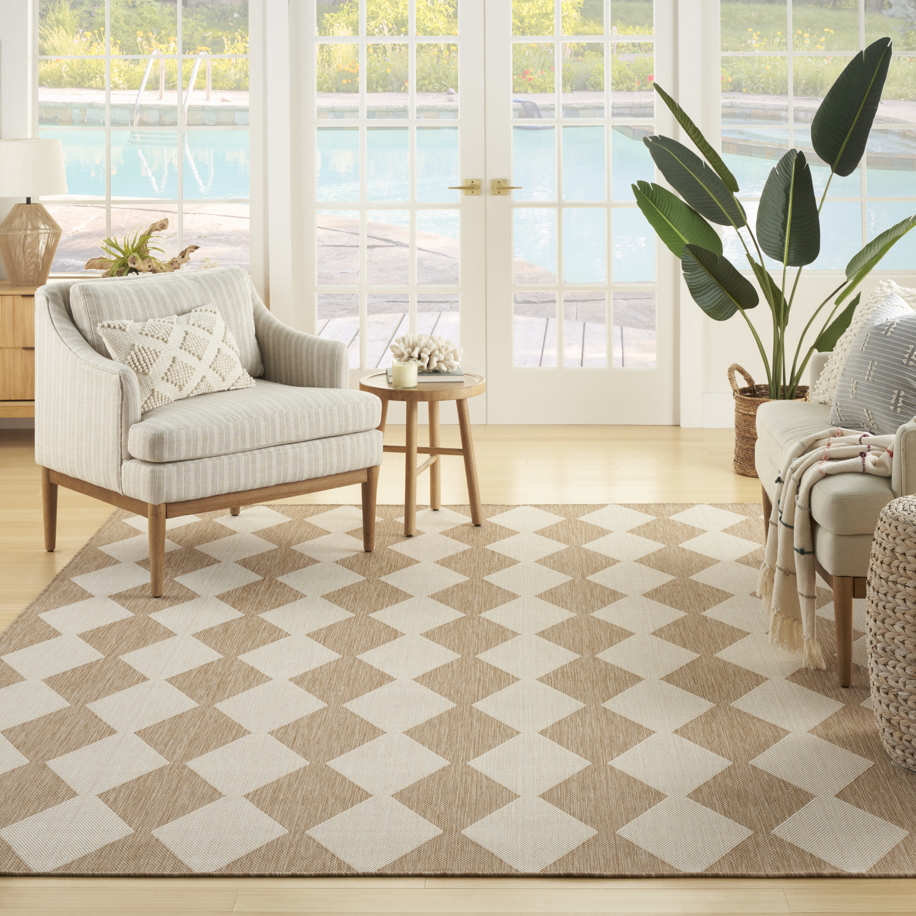 Nourison Positano 6' x 9' Jute Modern Rug