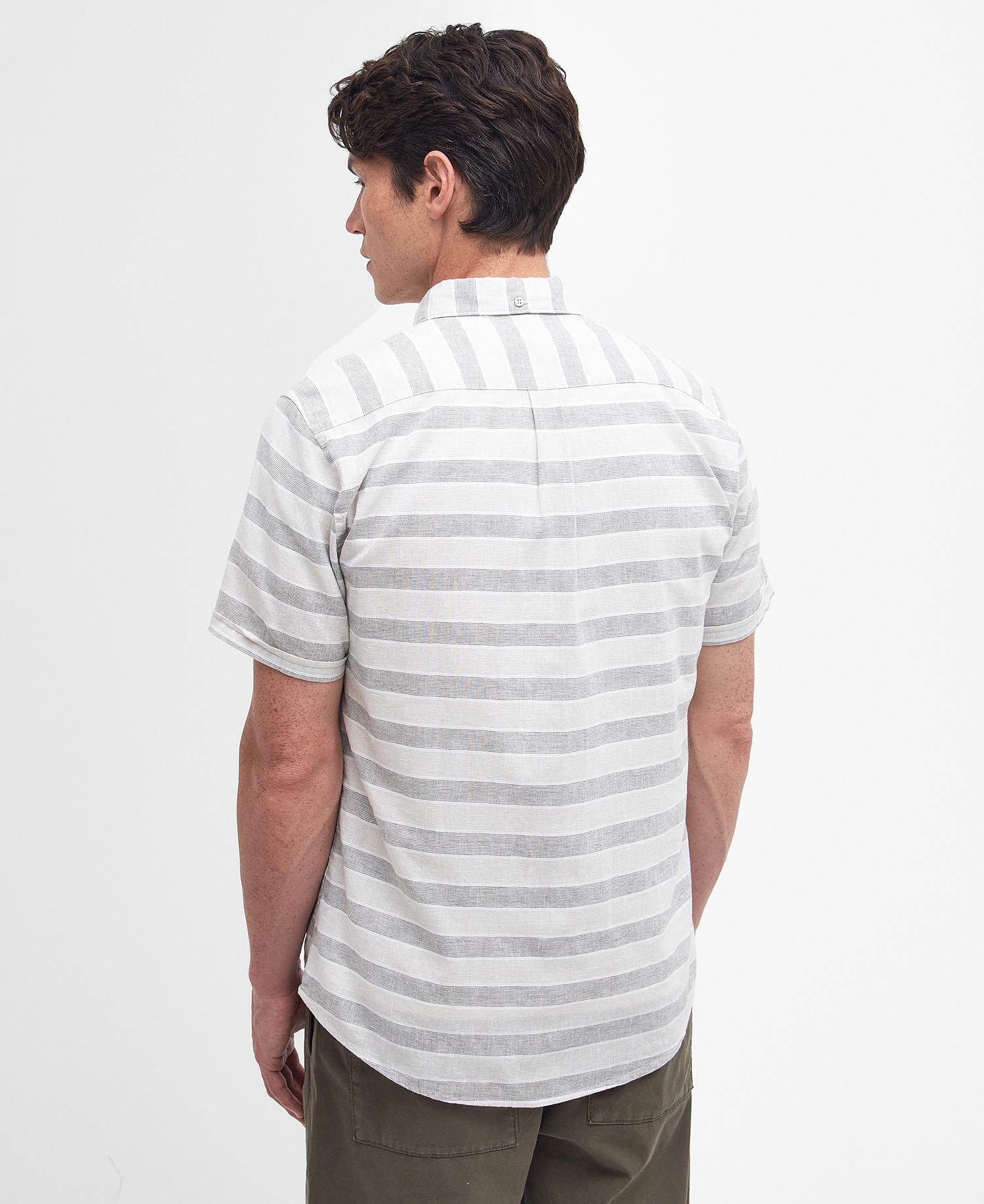 Somerby Striped Tailored Short-Sleeved Shirt image number 2