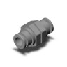 KQG2E11-00 Bulkhead Union NPT UNF 316 Stainless Steel 3/8 in.
