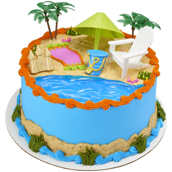 Beach Chair & Umbrella DecoSet®