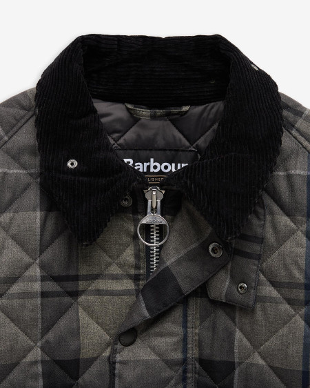 Giacca trapuntata in tartan Transport