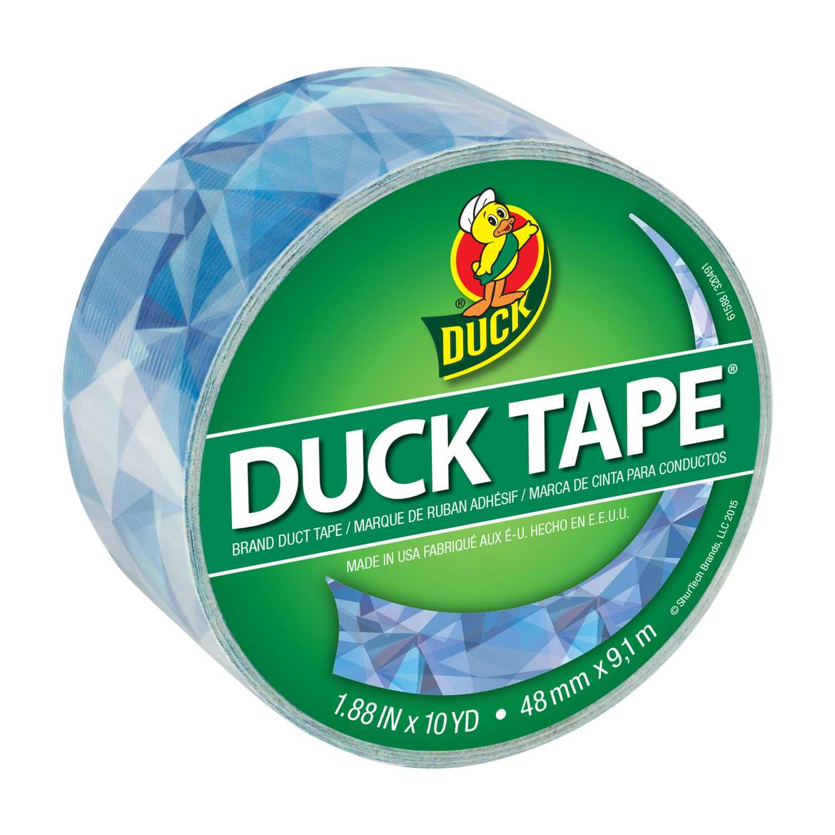 Printed Duck Tape® Brand Duct Tape - Stained Glass, 1.88 in. x 10 yd. Image