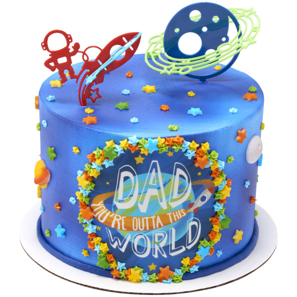 Outta This World Dad PhotoCake® Edible Image®