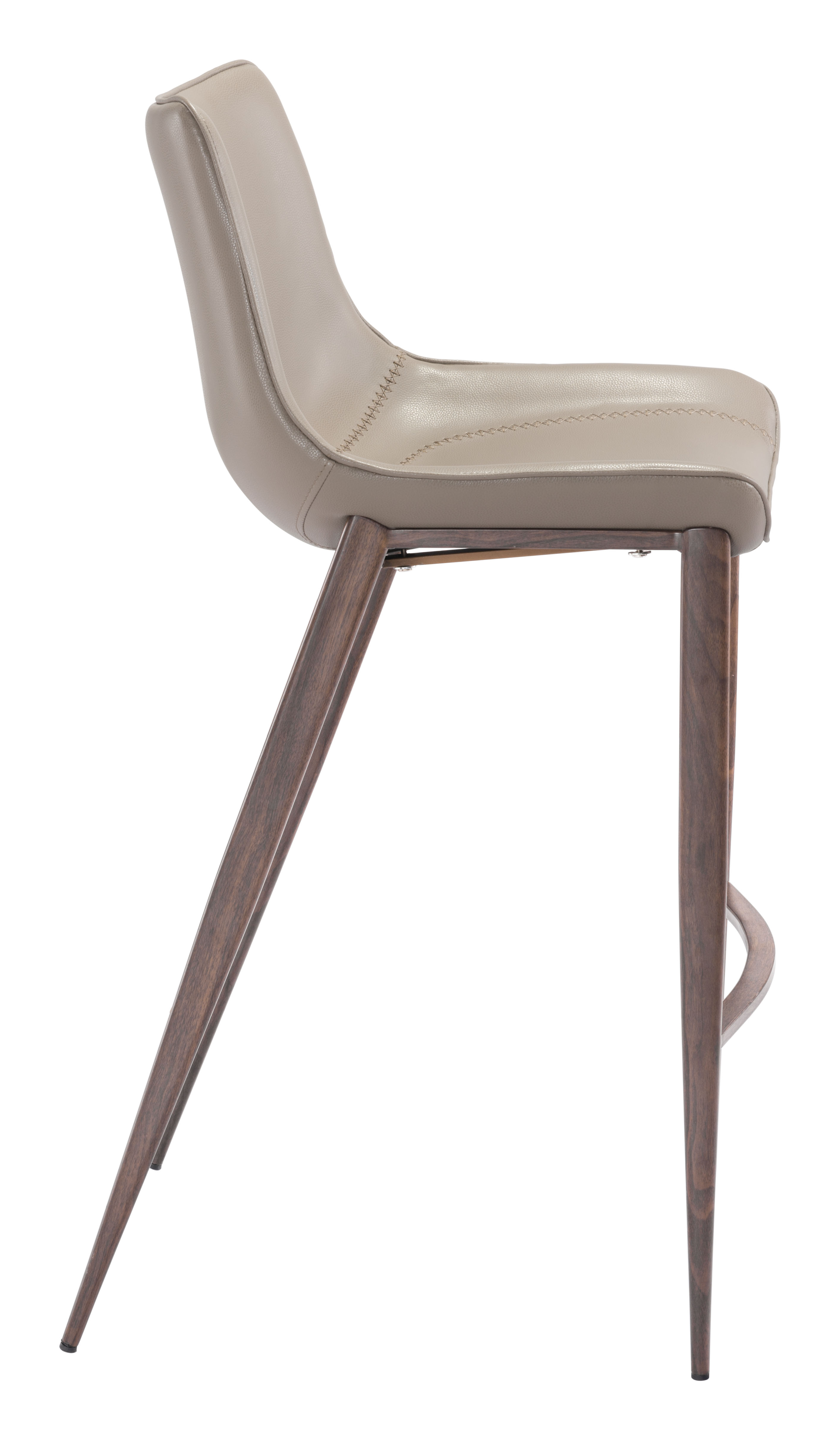 Magnus Barstool (Set of 2) Brown & Walnut product image