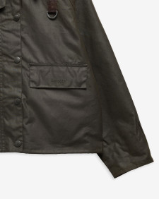 Women's Spey Waxed Jacket Olive-Classic