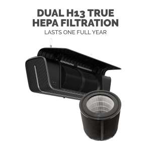 Fellowes, Array™, AC2 Air Purifier, Ceiling Mounted, Hardwired, Black