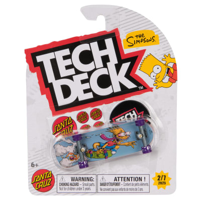 Tech Deck, Simpsons Series Finger Board, Collectible and Customizable Mini Skateboards, Kids Toys for Ages 6 and up