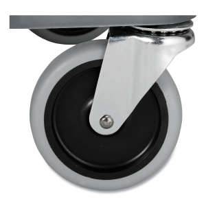 Rubbermaid Commercial, XTRA™, Instrument Cart with Lockable Doors and Sliding Drawer, Gray