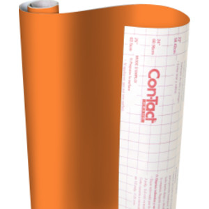 Creative Covering&trade; Adhesive Covering, Orange, 18" x 50 ft