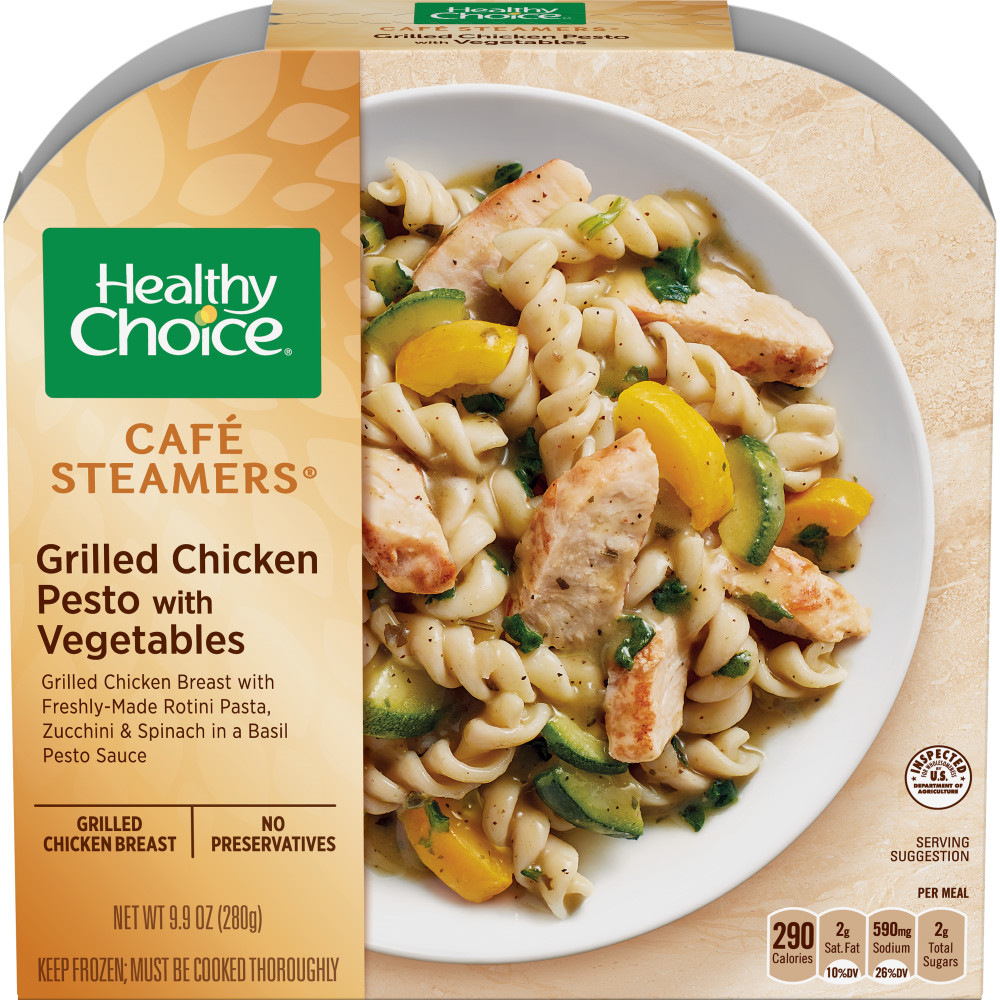 HEALTHY CHOICE Cafe Steamers Chicken Pesto | Conagra ...