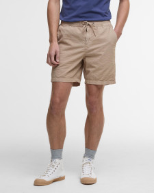 Seersucker Relaxed Shorts Washed Stone