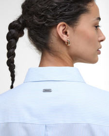 Camicia Claydon con motivo a righe dalla vestibilità comoda 