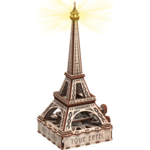 Eiffel Tower Eco-light 3D Wooden STEM Model