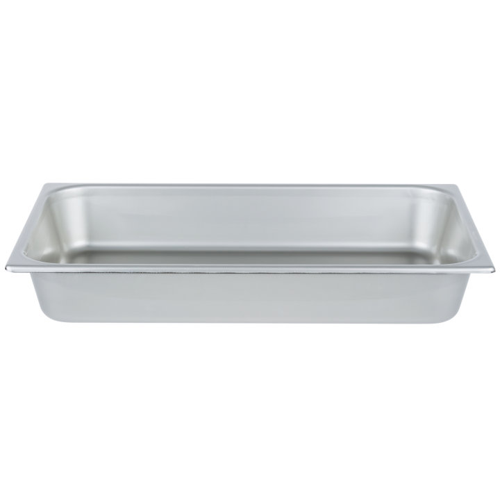 Full-size 2 ½-inch-deep stainless steel deli pan