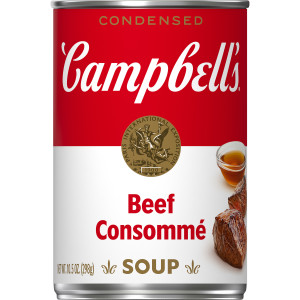 Campbell’s® Condensed Beef Consomme Soup, 10.5 oz Can (12 Pack)