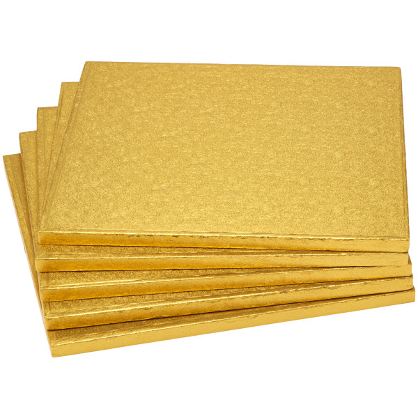 12" Square Gold Foil Cake Board