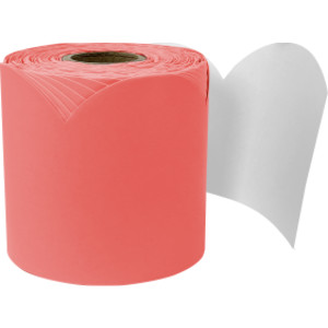 Rolled Scalloped Bulletin Board Border, Salmon, 65 Feet