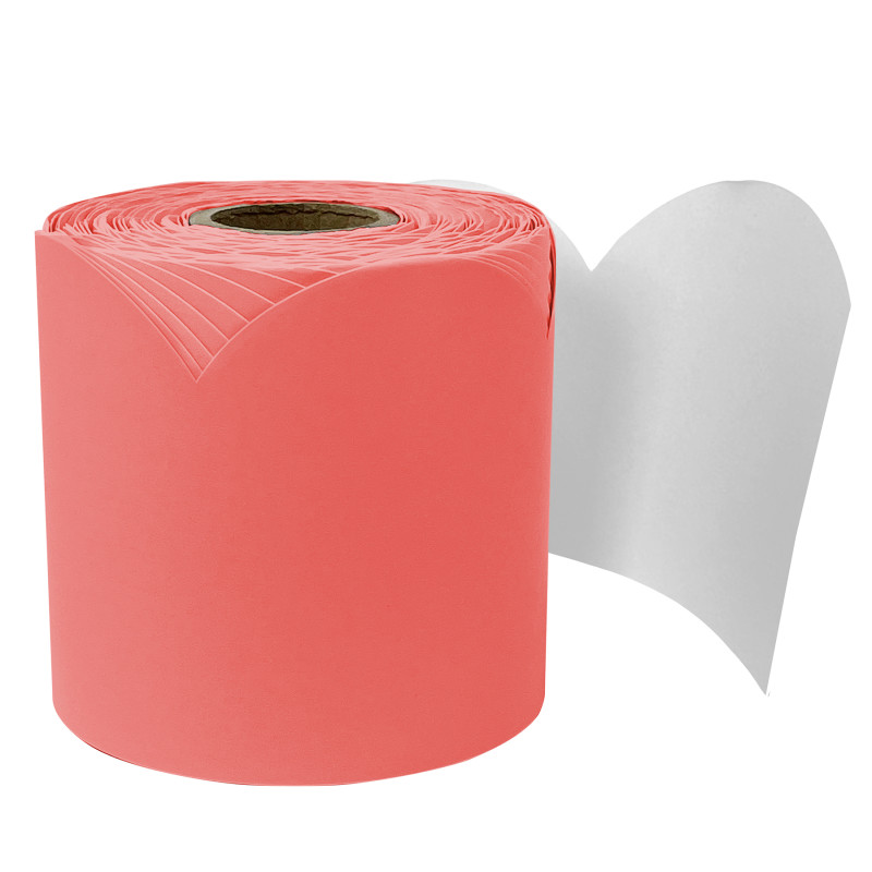 Rolled Scalloped Bulletin Board Border, Salmon, 65 Feet