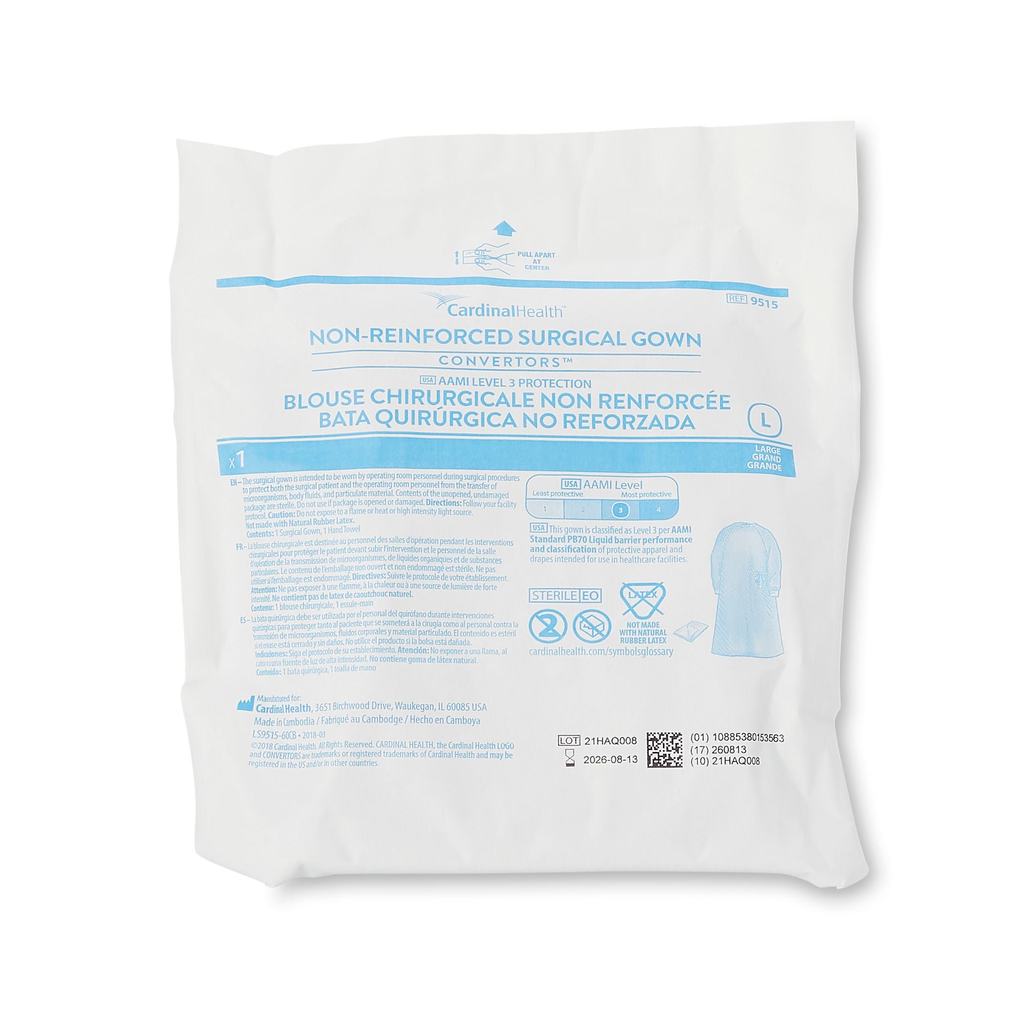 Cardinal Health Astound nonreinforced Surgical Gown With Towel