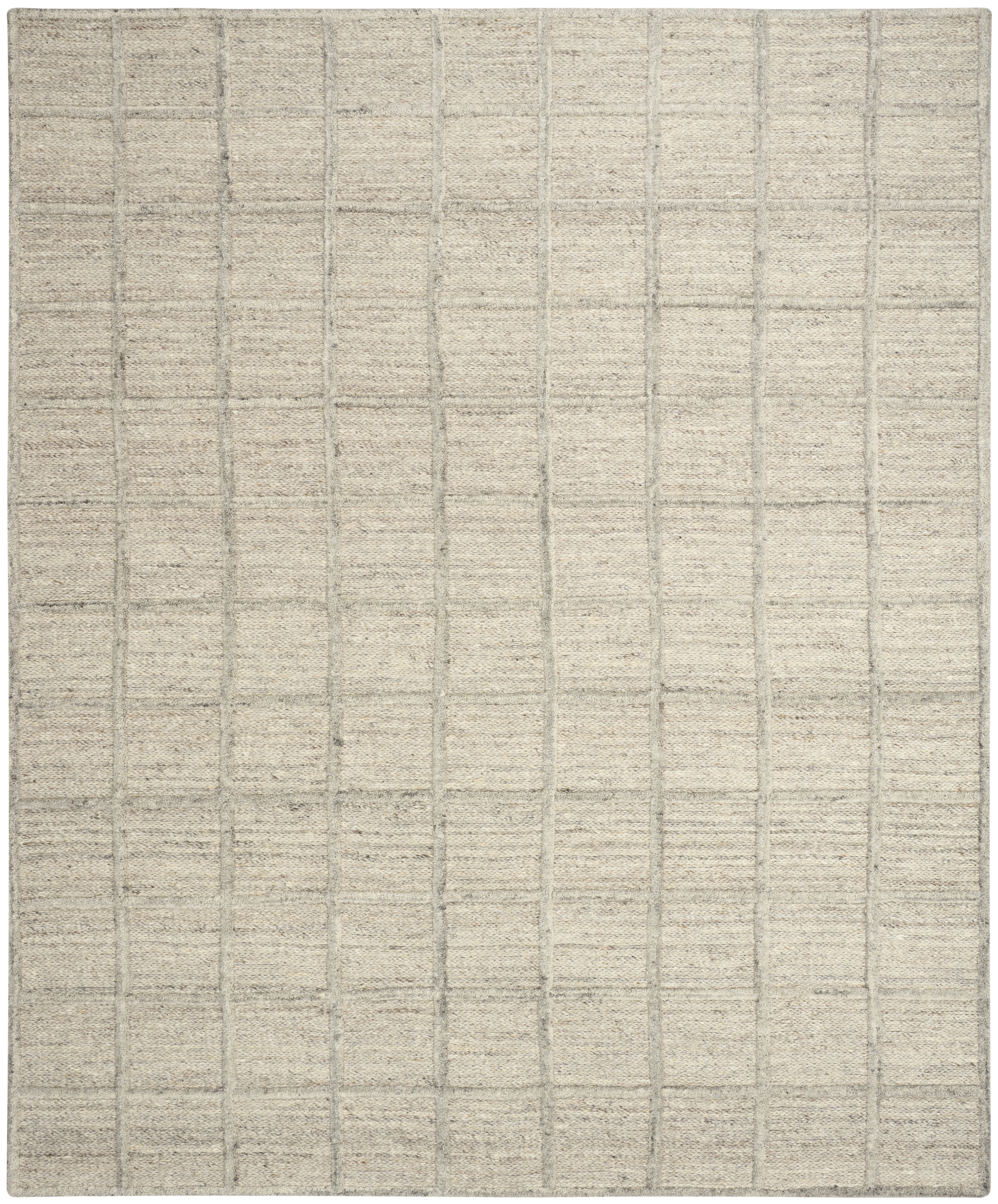 DKNY Pure Framework 8'6" x 11'6" Silver Modern Indoor Rug