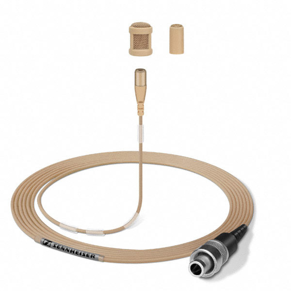 Sennheiser MKE 1 Paintable - Omni Lavalier Microphone (Beige) - 502881