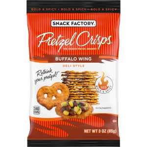 Snack Factory® Pretzel Crisps, Buffalo Wing, 3 Oz