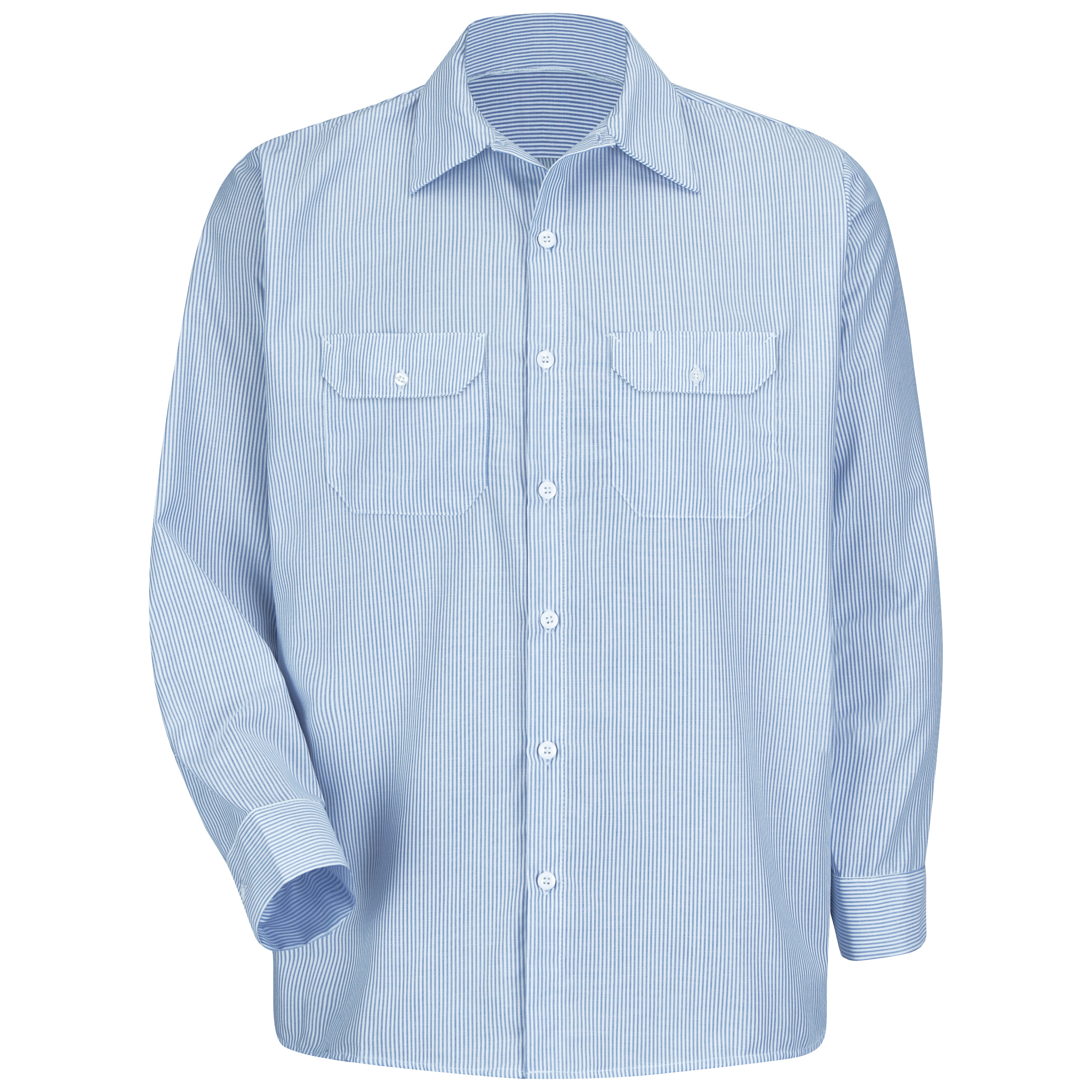 Men‘s Long Sleeve Deluxe Uniform Shirt-Red Kap
