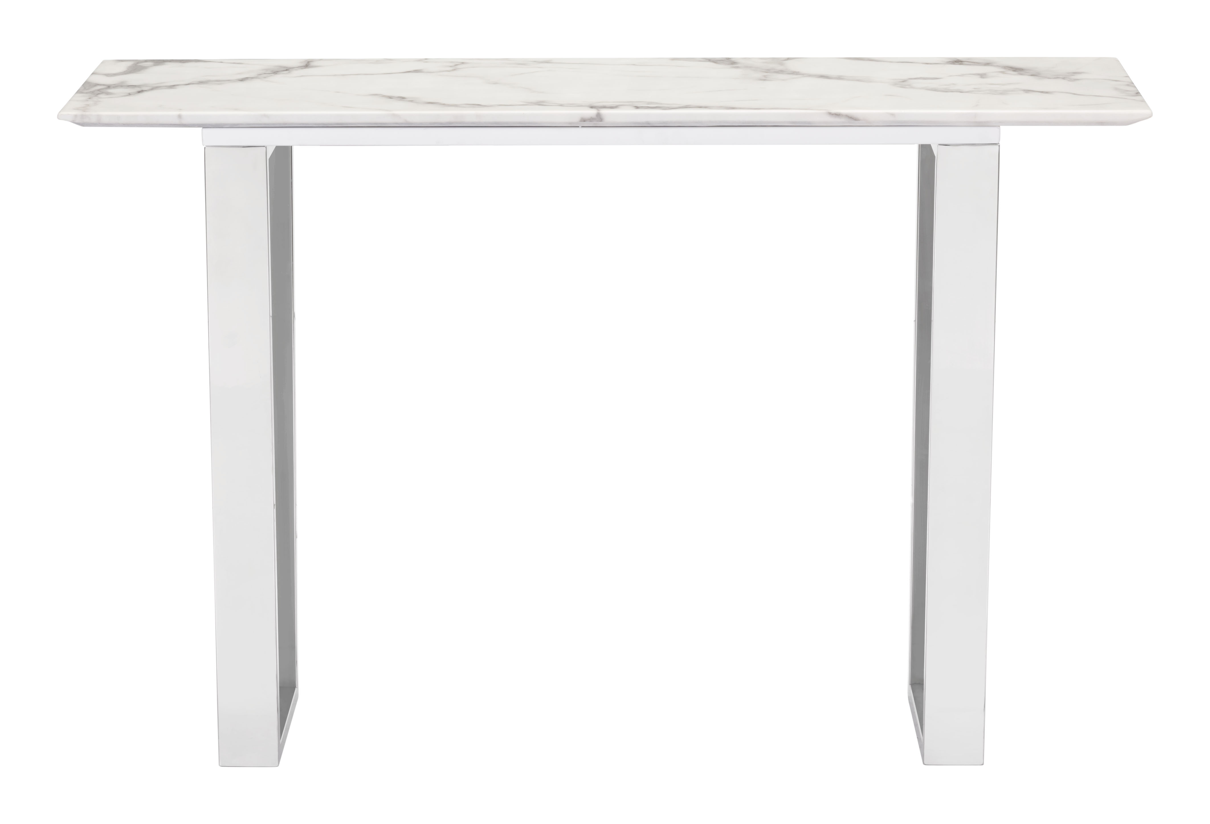 Atlas Console Table White & Silver product image