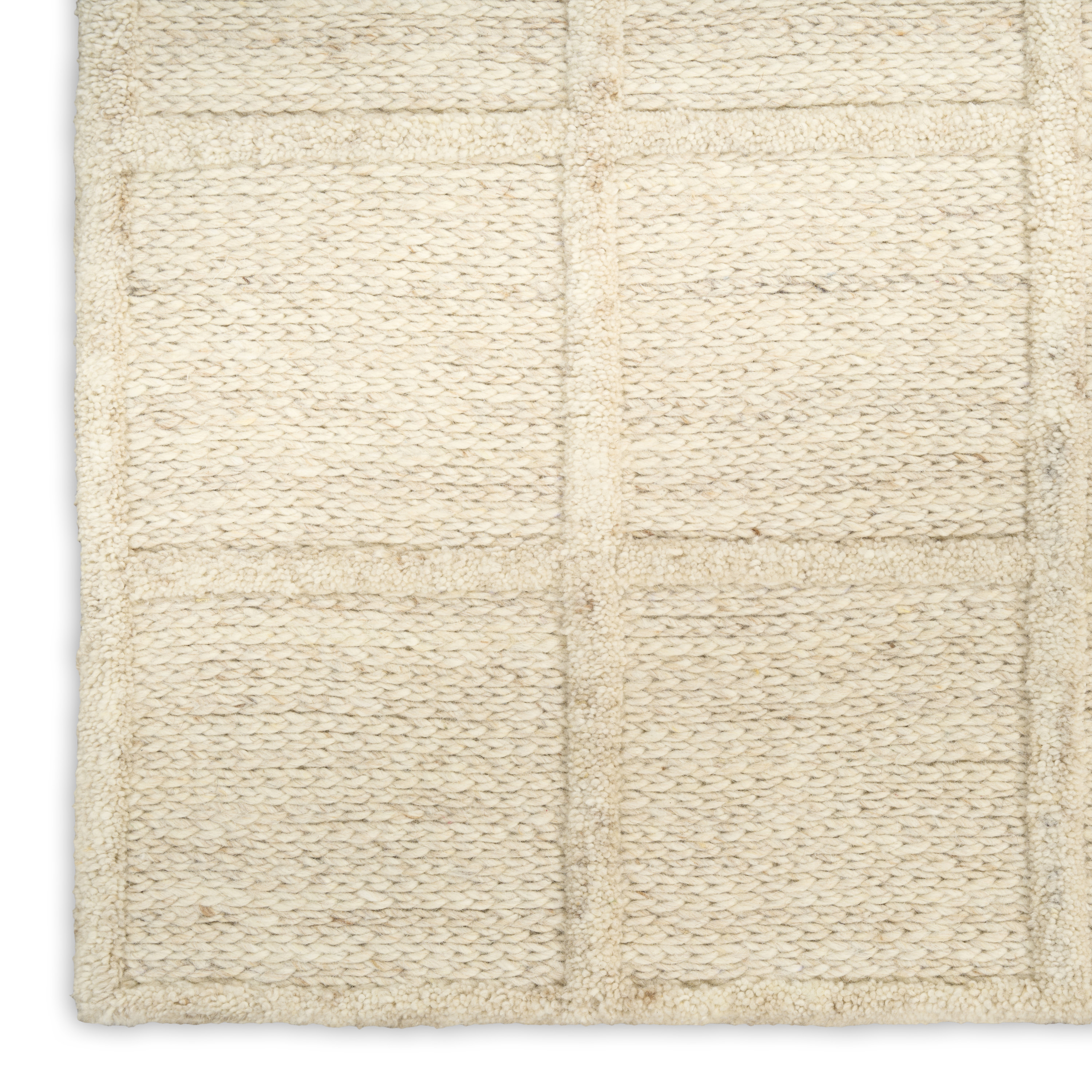 DKNY Pure Framework 8'6" x 11'6" Sand Modern Indoor Rug