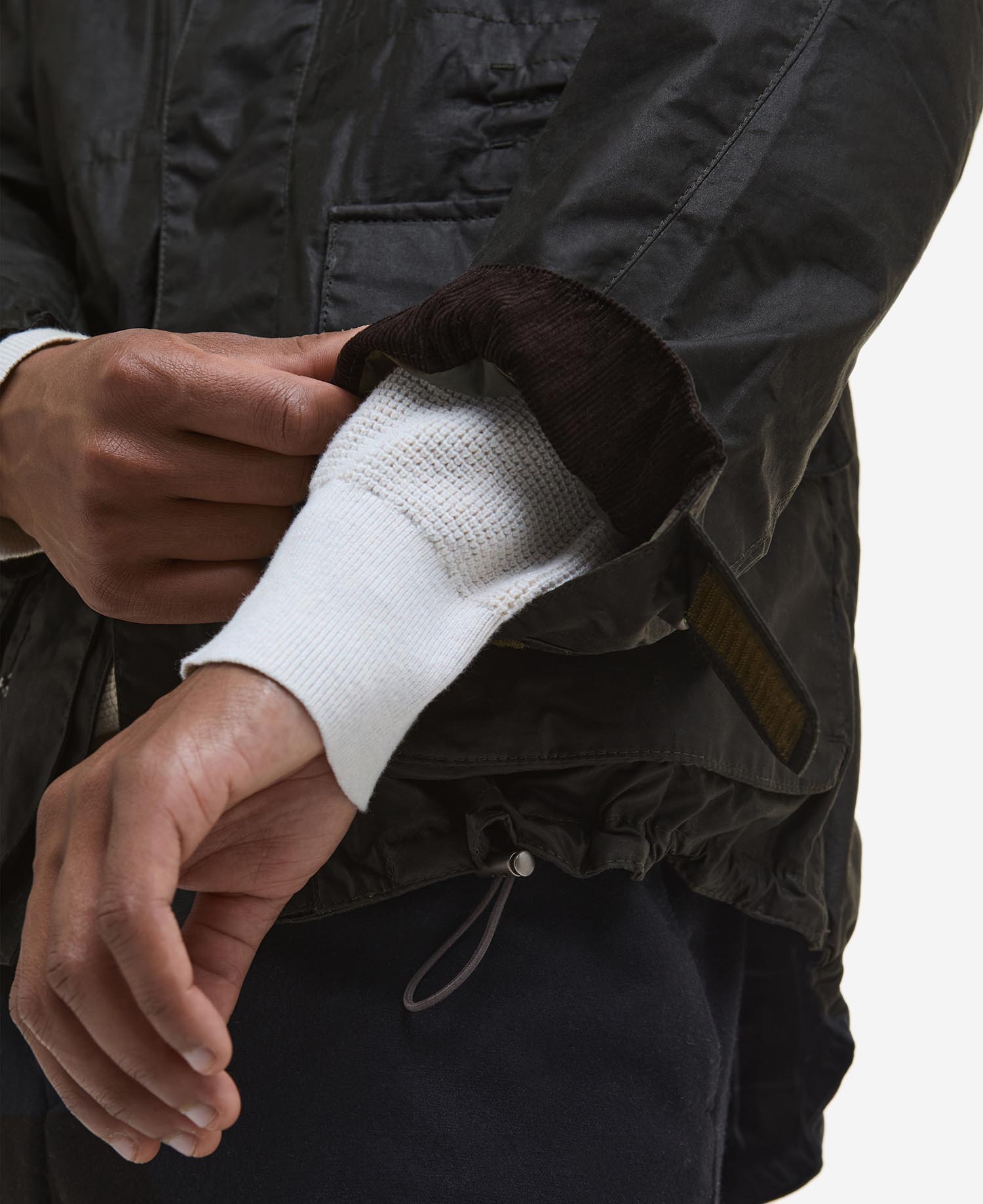Barbour x TO KI TO Mountain Waxed Jacket image number 7