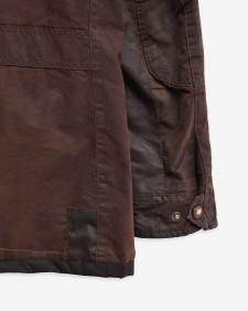 Barbour Re-Loved Corbridge Waxed Jacket - Size XL Rustic