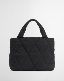 Mariah Quilted Mini Tote Bag Black/Ancient