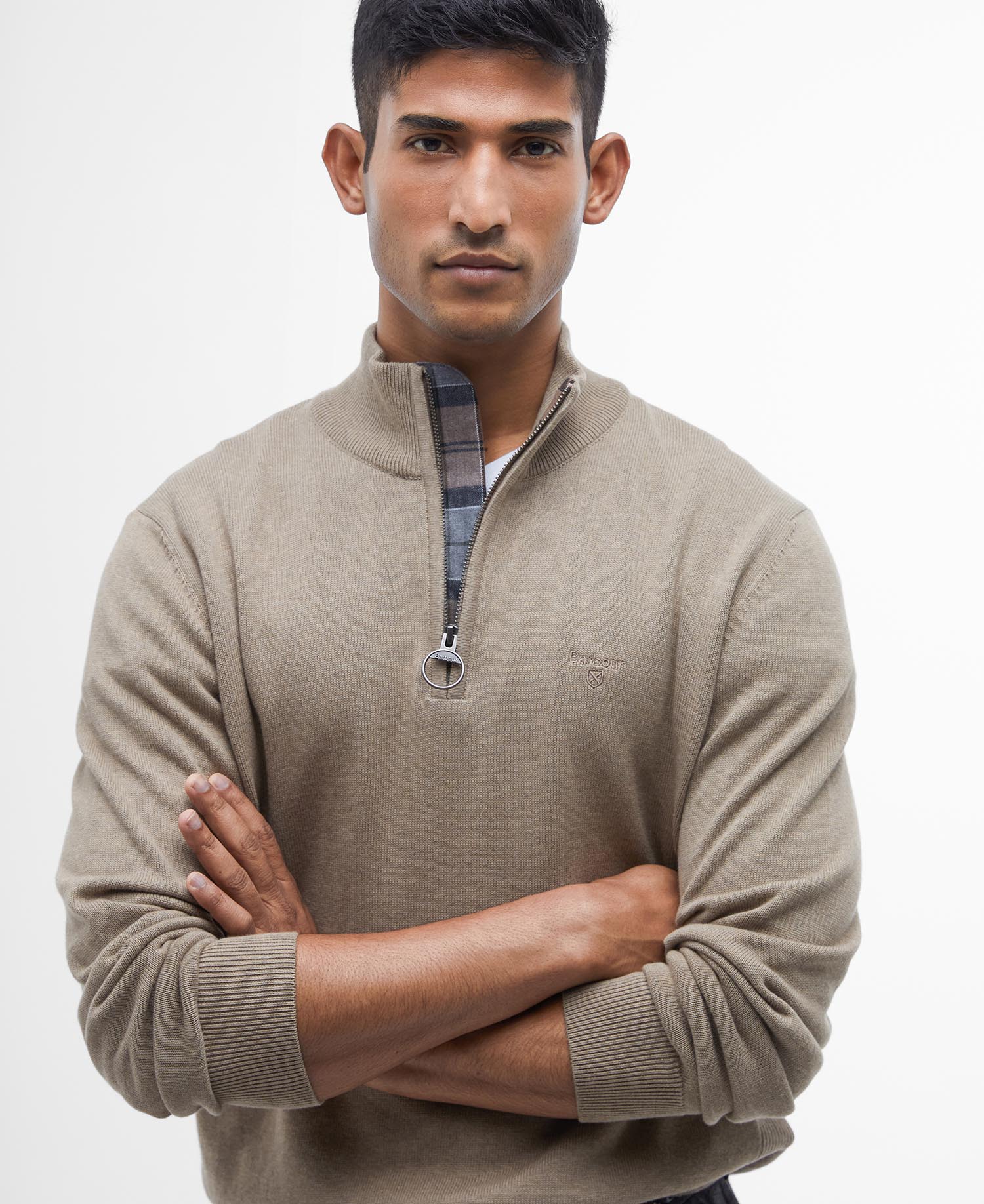 Cotton Half-Zip Jumper image number 3