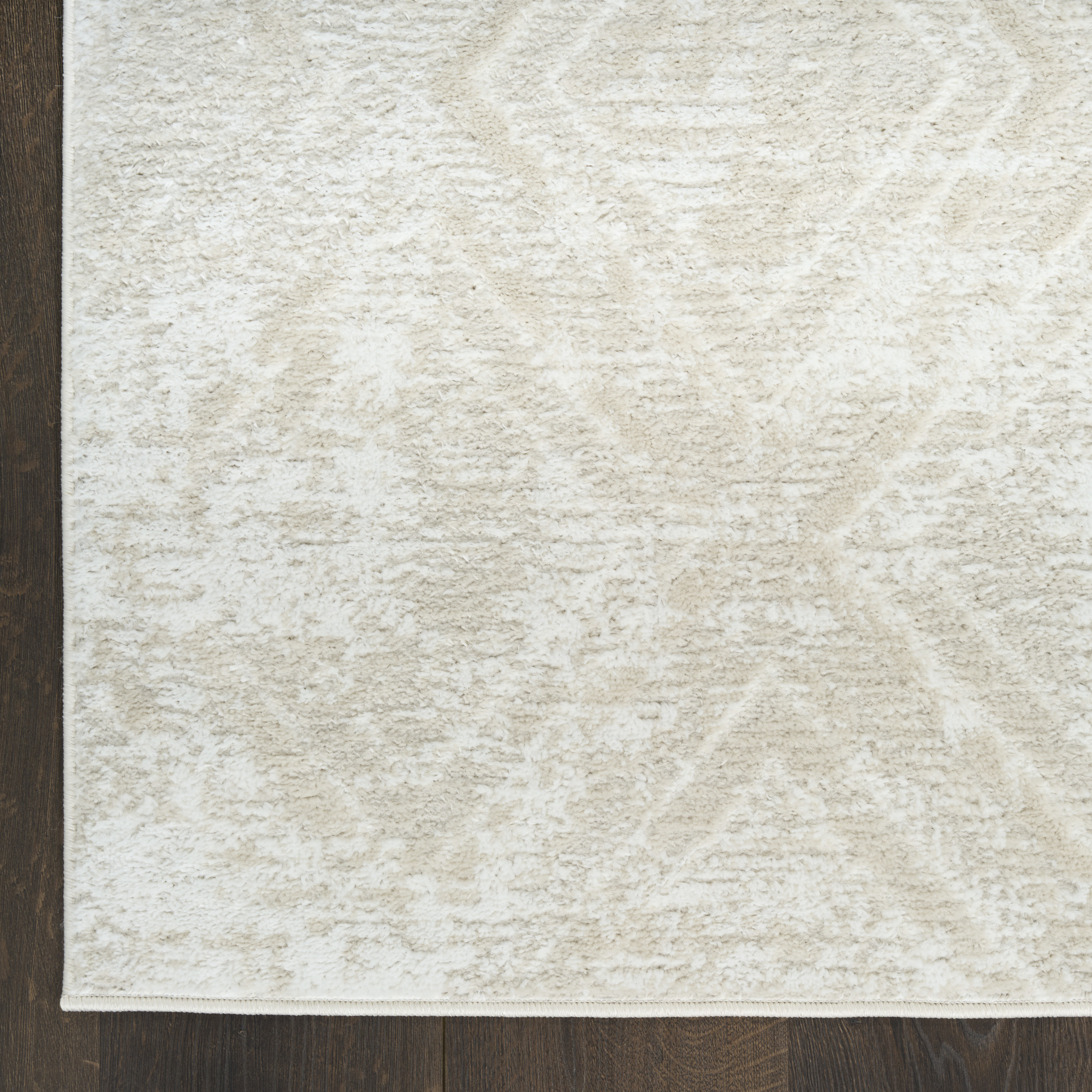 Nourison Dekor 4' x 6' Beige Modern Indoor Rug