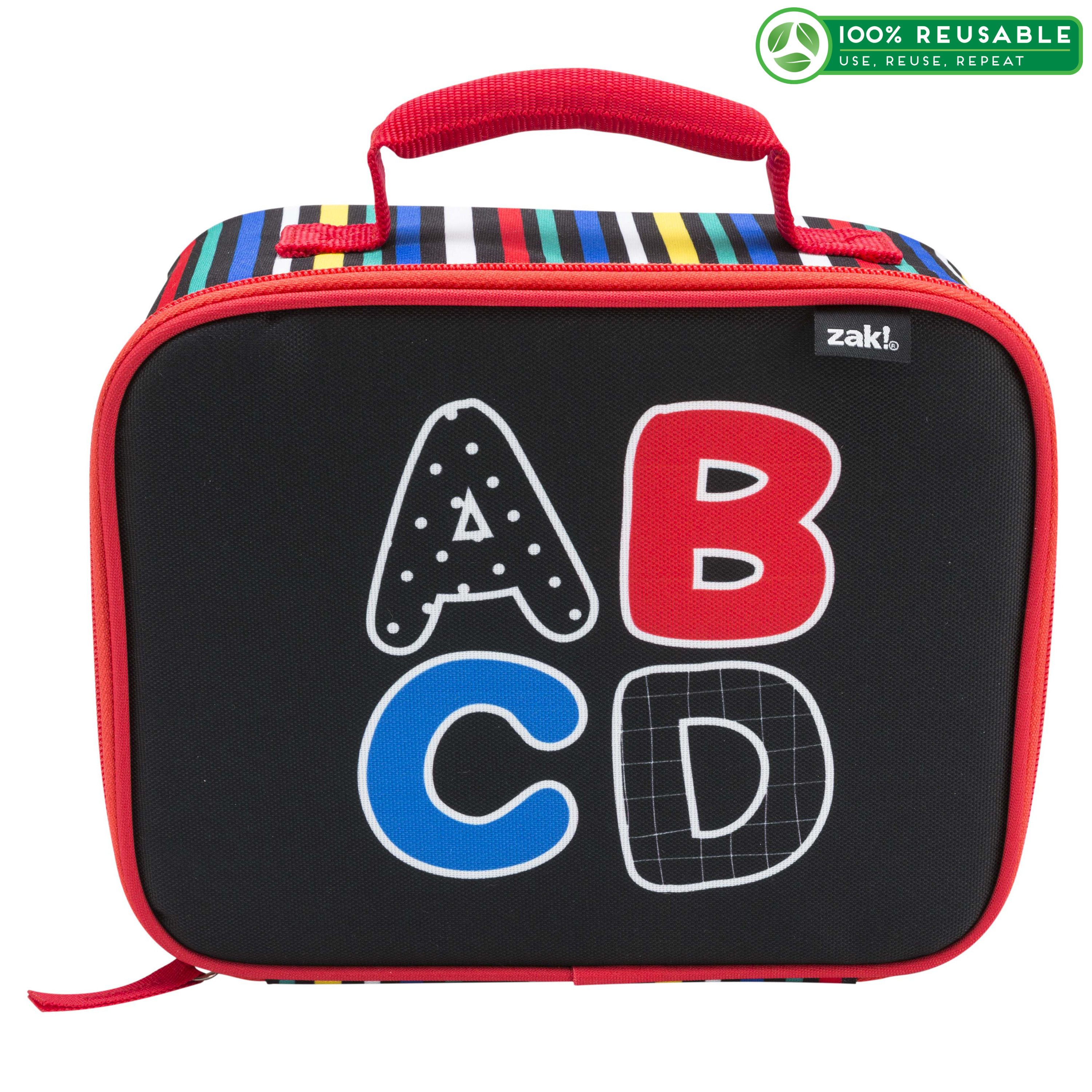 Grid Lock Insulated Reusable Lunch Bag, ABC slideshow image 1 Grid Lock Insulated Reusable Lunch Bag, ABC slideshow image 1