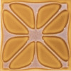 Vivid Honey 4×4 Decorative Tile Glossy