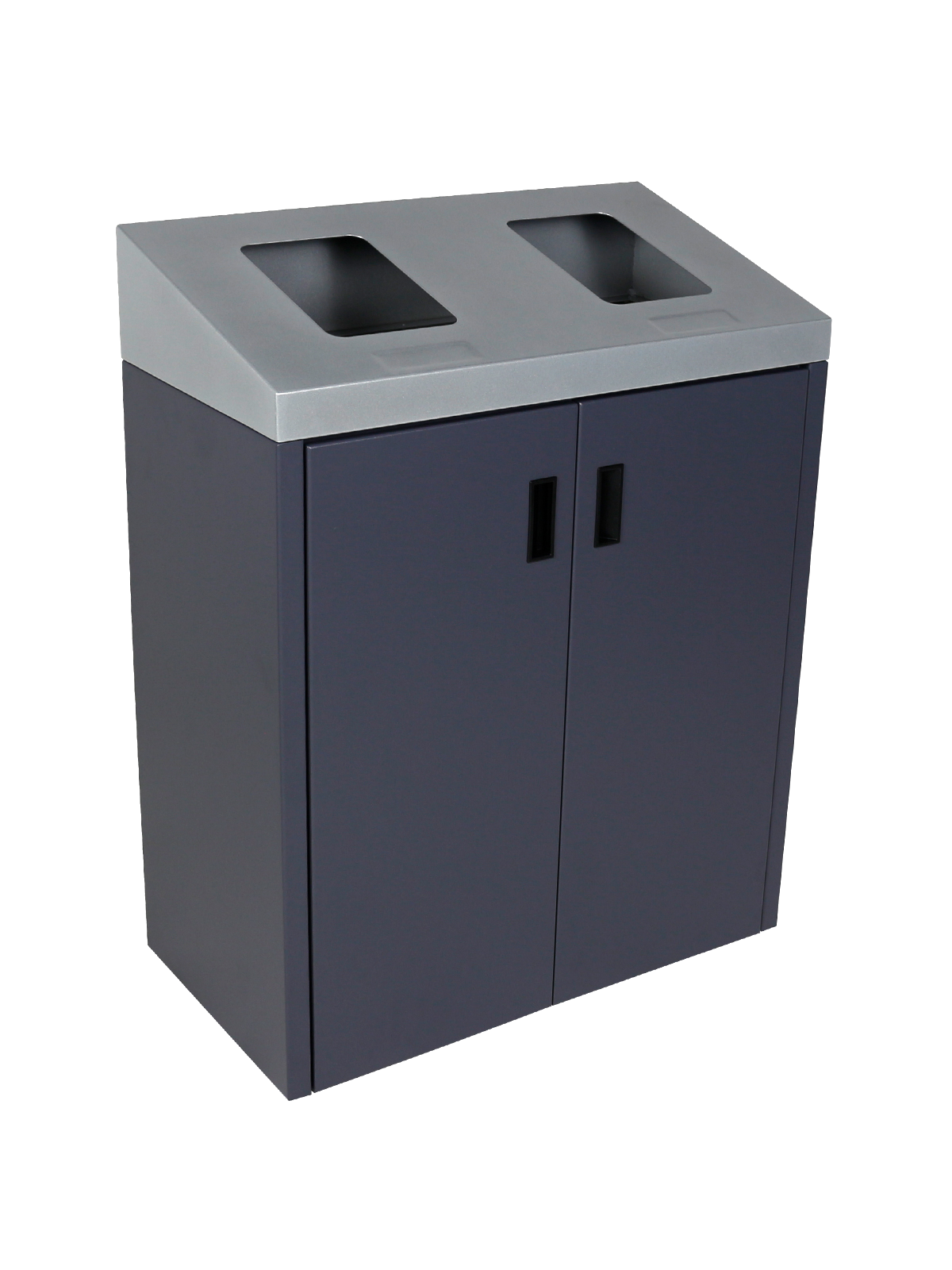 SUMMIT – Double – Unit – Sloped Lid – Full – Grey-Silver