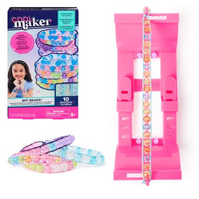 Cool Maker, BFF Beads Friendship Bracelet Making Kit, 230 Beads for Bracelets, Makes 10, Arts and Crafts Kit, Kids Toys for Girls Ages 6 and up