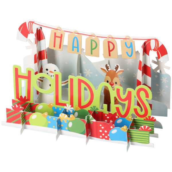 Happy Holidays Pop-Up Layon