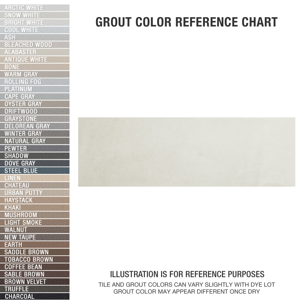 Coco Matte Cloud White 2 in. x 5-7/8 in. Porcelain Floor and Wall Tile