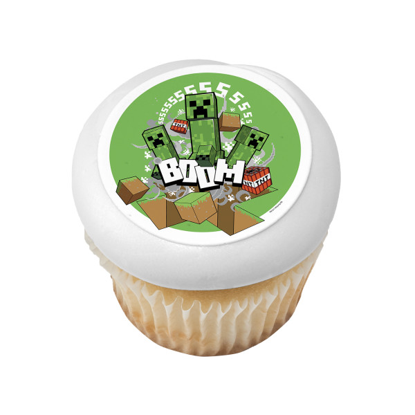 MINECRAFT Boom PhotoCake® Edible Image®