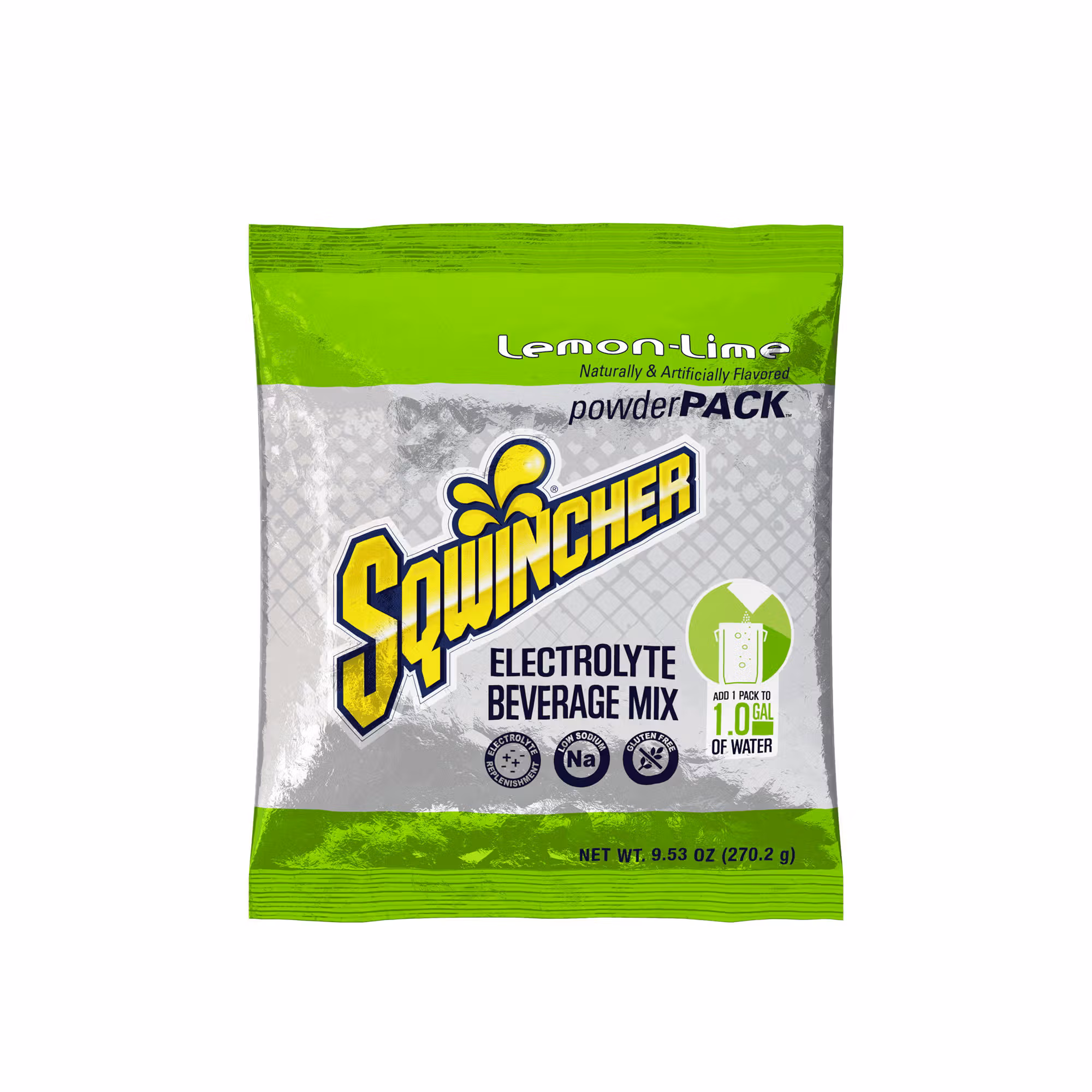 Sqwincher® Powder Pack® Lemon-Lime Electrolyte Replenishment Drink Mix