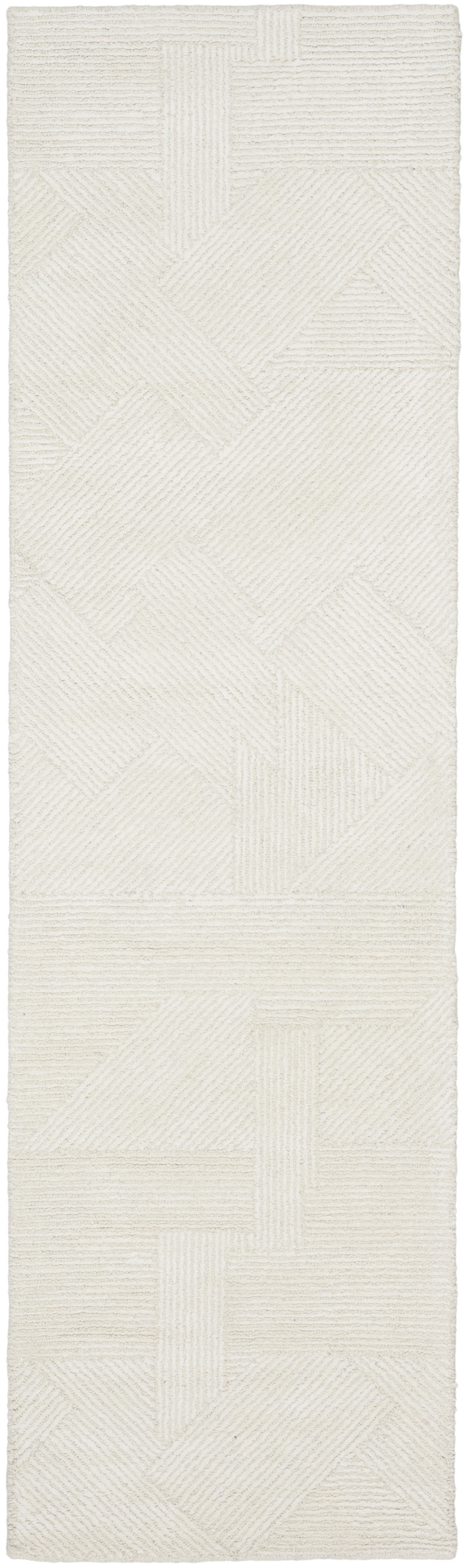 Michael Amini Ma30 Star 2'3" x 8' Ivory Modern Indoor Rug