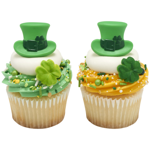 Leprechaun Hat Cupcake Rings